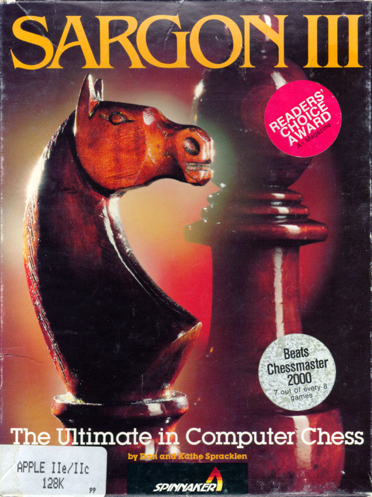 Sargon III box art for Commodore 64